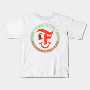 Fitzgerald Retro Defunct Beer & Ale Kids T-Shirt